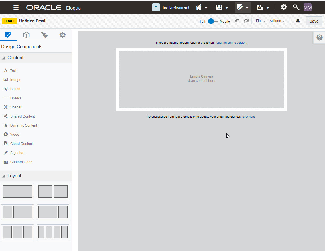 Use Stripo instead of the Eloqua Email Designer - Martech Hero