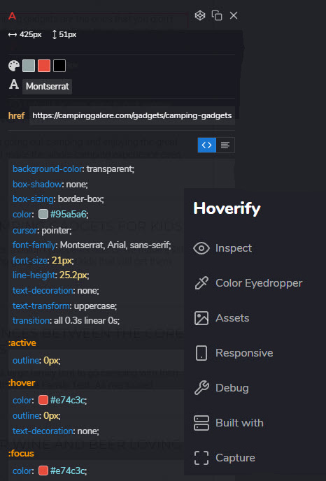 Hoverify Browser Extension